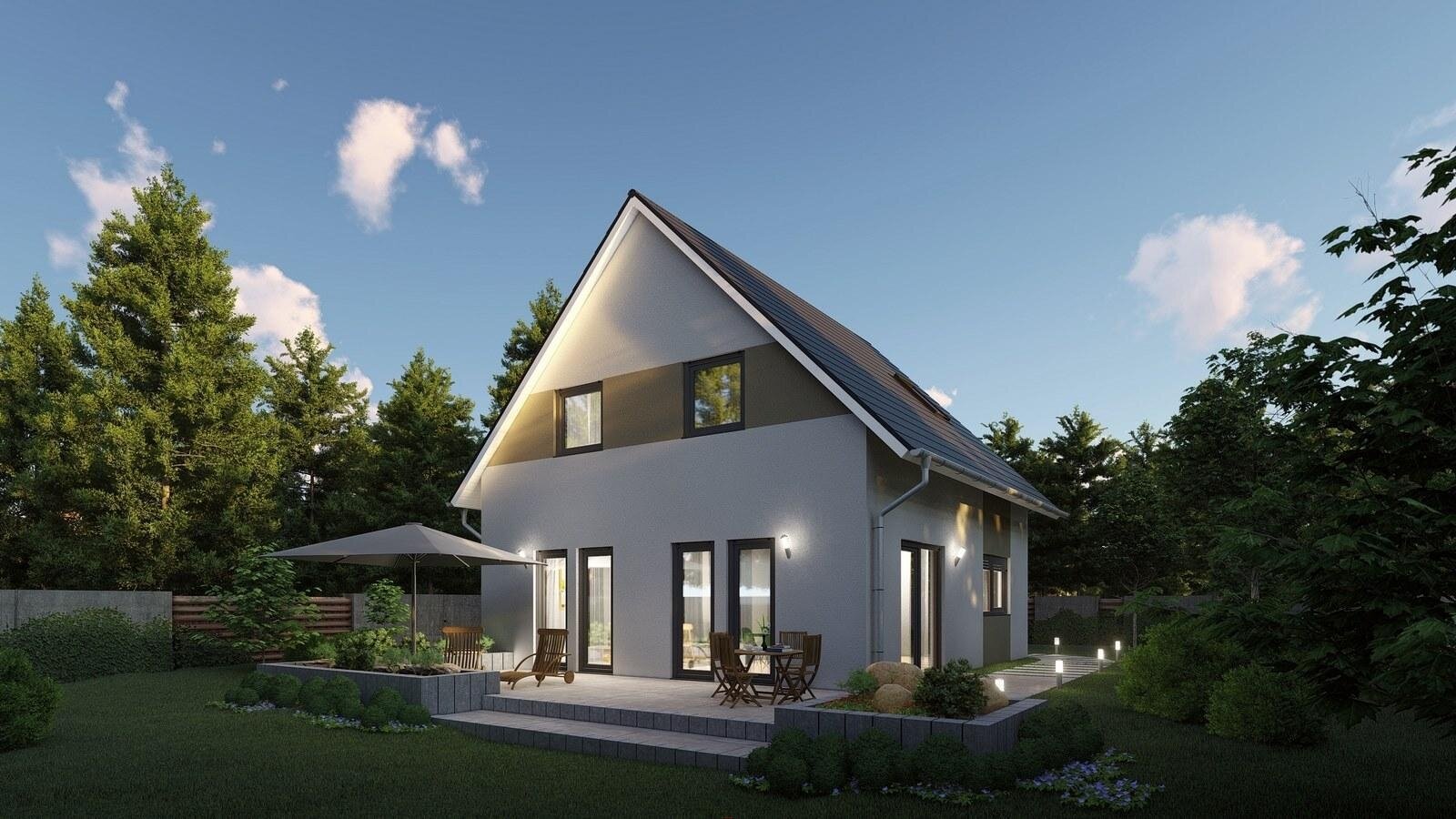 FS-Lerchenfeld Individuelles Massivhaus mit Gartenidylle