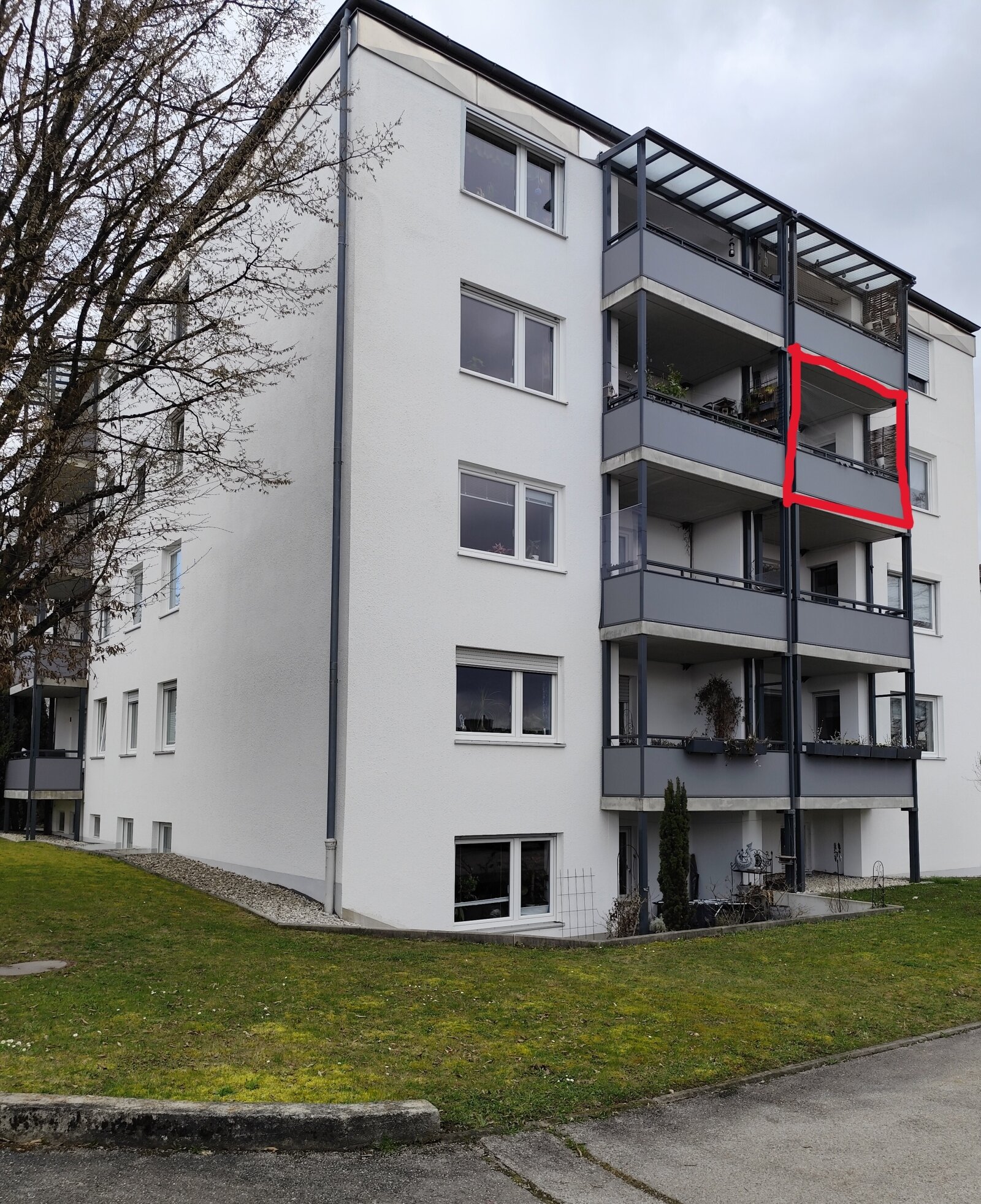 Balkon der Wohnung