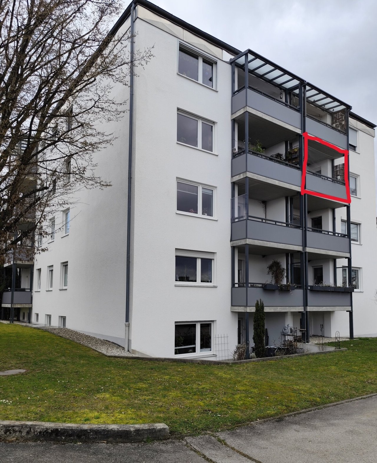 Balkon der Wohnung