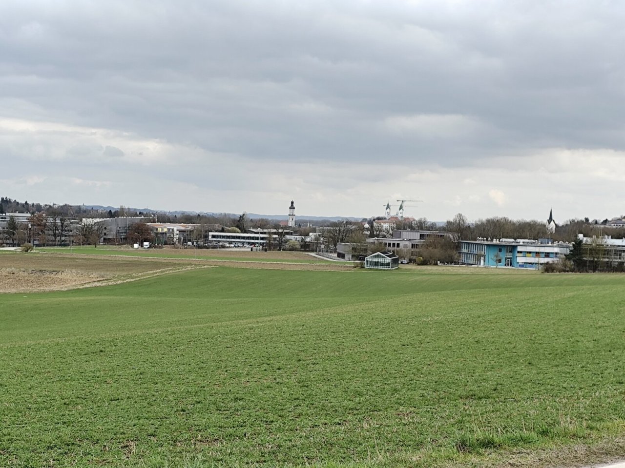 Blick auf Freising